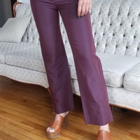 Vintage Wine Red Women's Tapered Pants - Picture 4 of 4